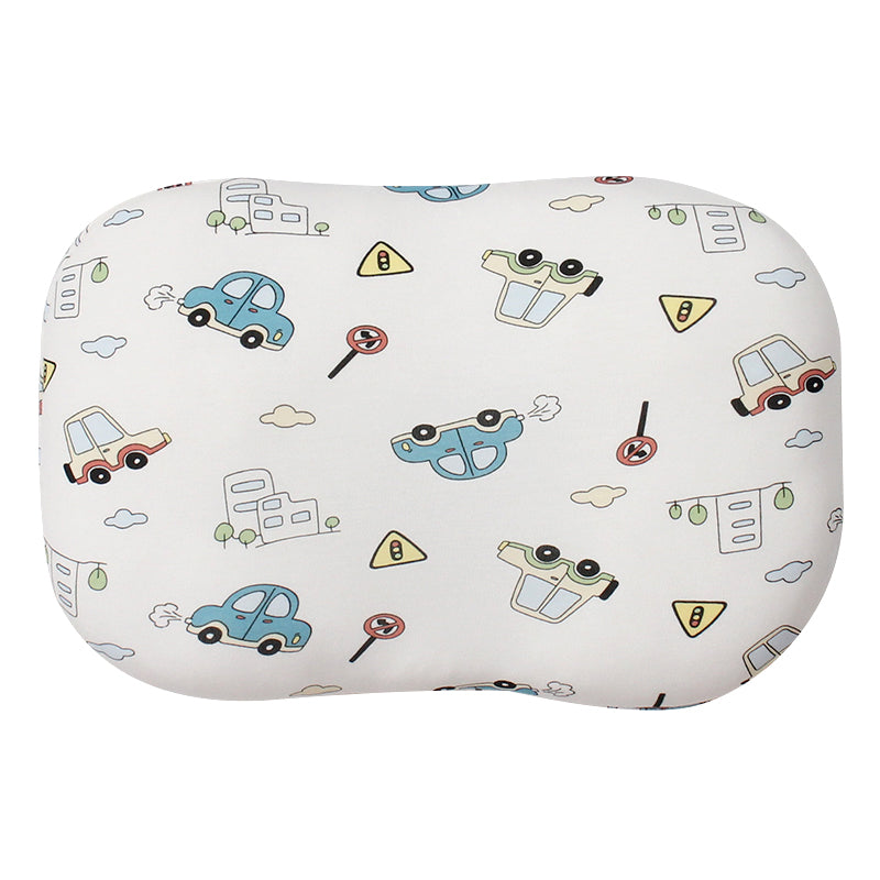 Ultra Soft Infant Dimple Pillow -Baby Cars -Size:23 X 34cm