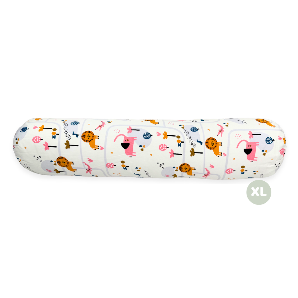 100% Premium Cotton Toddler Bolster - Animal Zoo * 4 Size