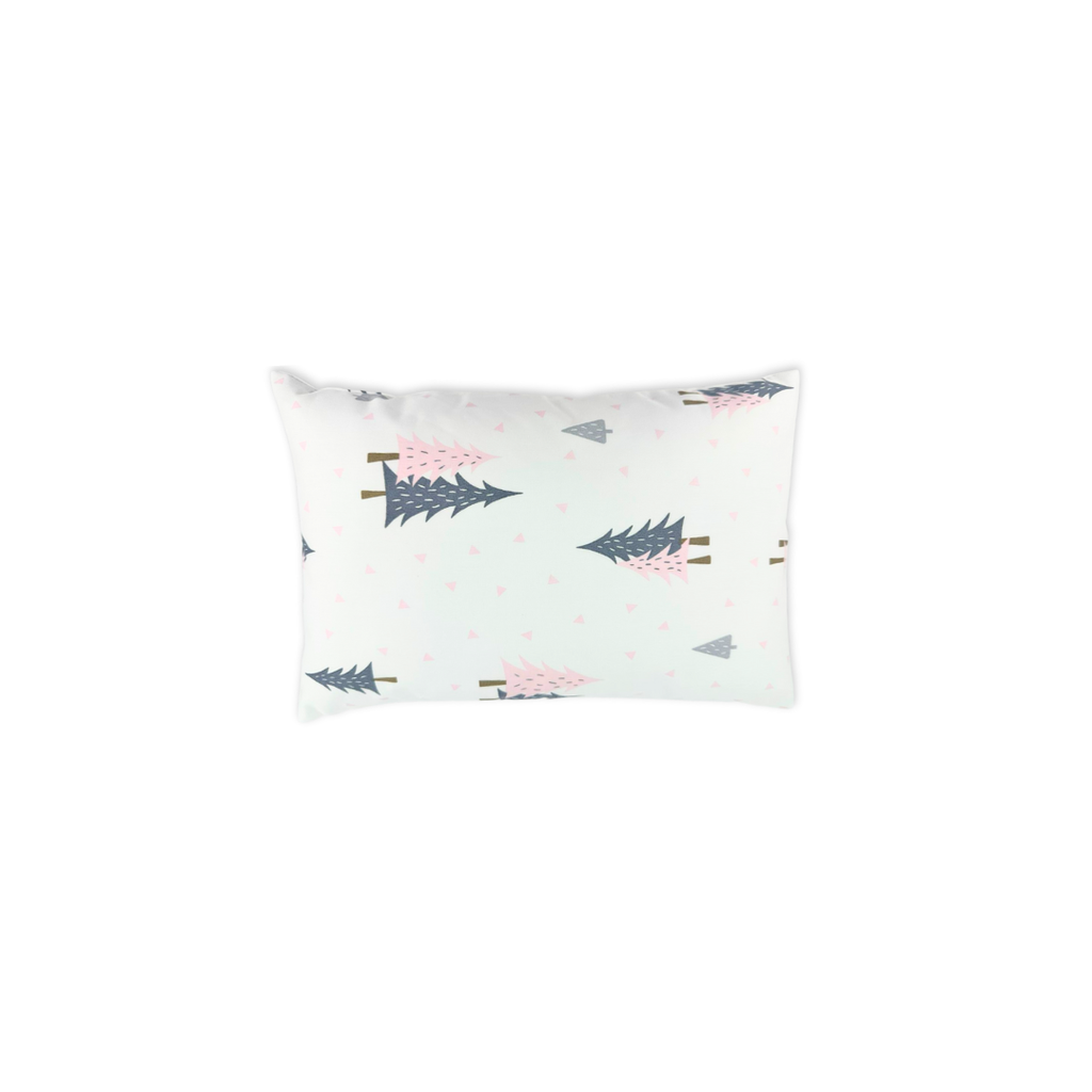 100% Pure Combed Cotton Children Head Pillow - Pine Tree