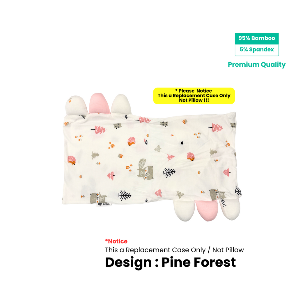 Ultra Soft Hugging Pillow Replacement Case - Pink Forest - Size : S / M / L / XL
