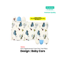 Ultra Soft Hugging Pillow Replacement Case -Baby Cars- Size : S / M / L / XL