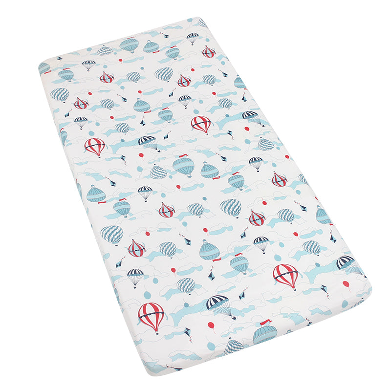 Ultra Soft Baby Mattress Fitted Sheet-Air Balloon-Multi Size