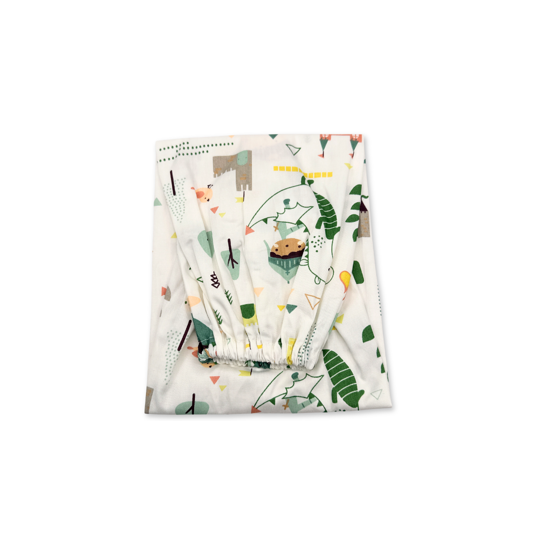 100% Pure Combed Cotton Toddler Bolster Cover - Childhood 4 Size