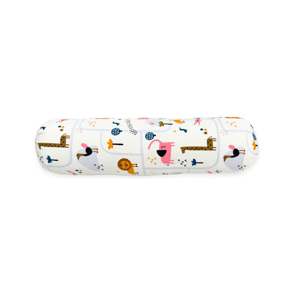 100% Premium Cotton Toddler Bolster - Animal Zoo * 4 Size