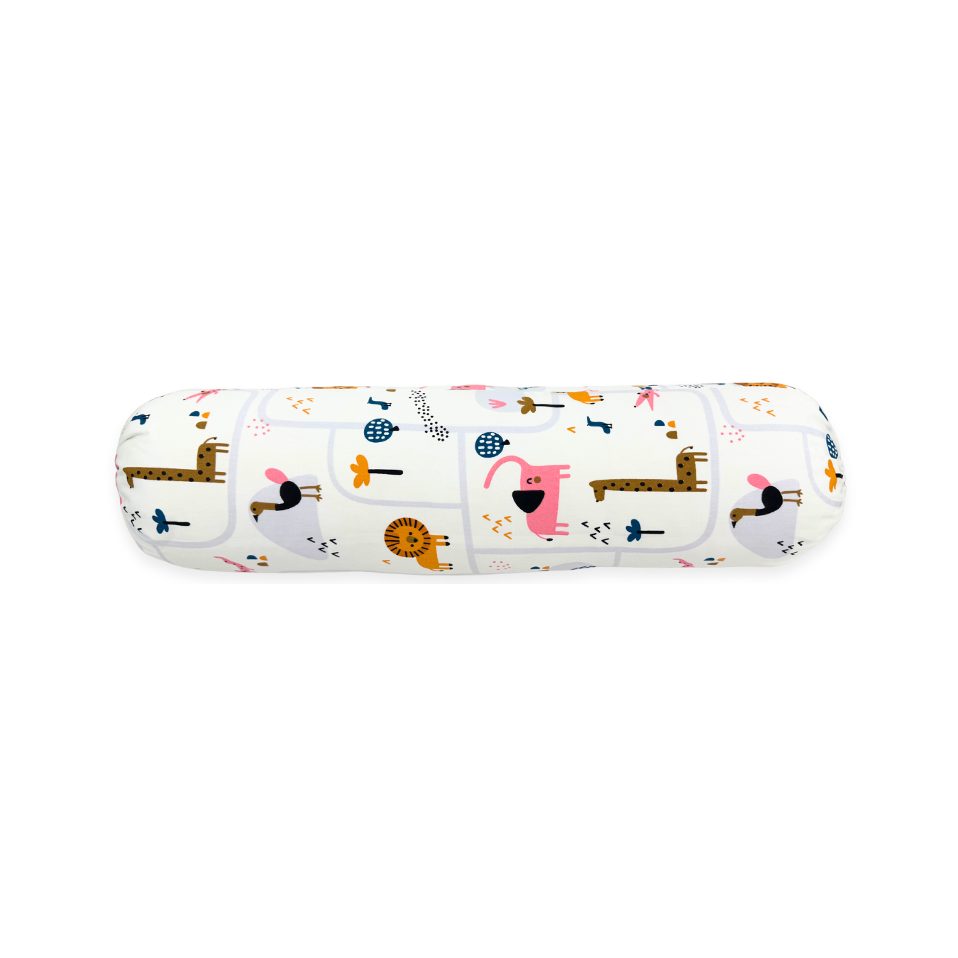 100% Premium Cotton Toddler Bolster - Animal Zoo * 4 Size