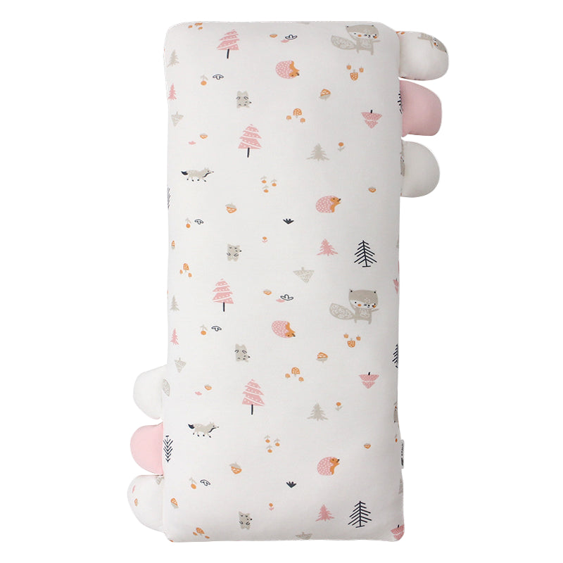 Baby blanket with animal pattern on a white background