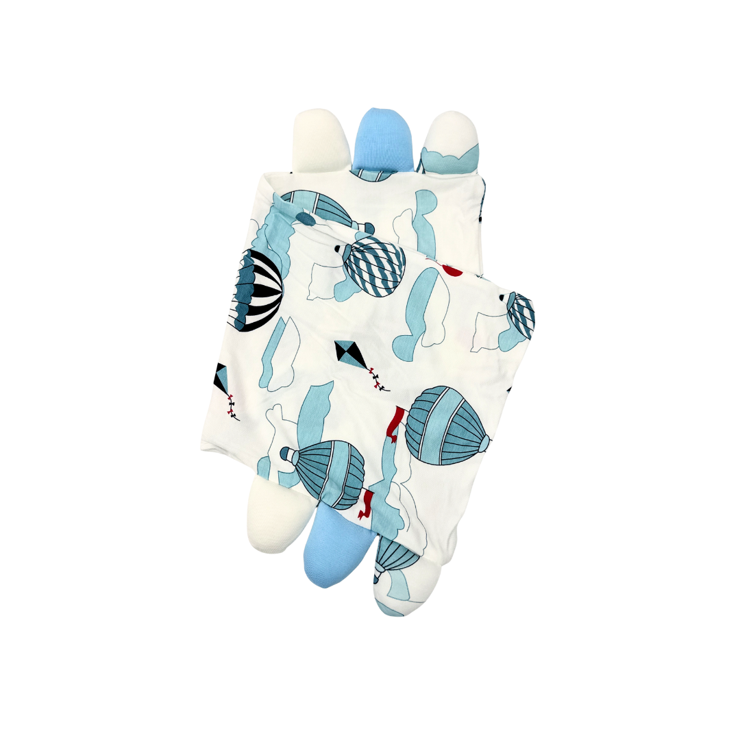 Ultra Soft Hugging Pillow Replacement Case -Air Balloon- Size : S / M / L / XL