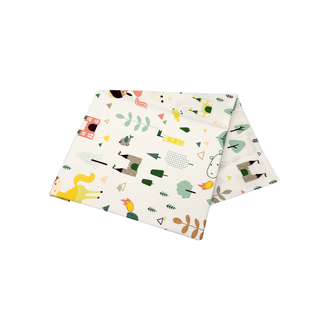 100% Pure Combed Cotton Children Head Pillow Case - Childhood