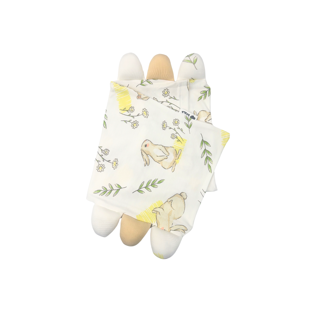 Ultra Soft Hugging Pillow Replacement Case -Flora Rabbit- Size : S / M / L / XL