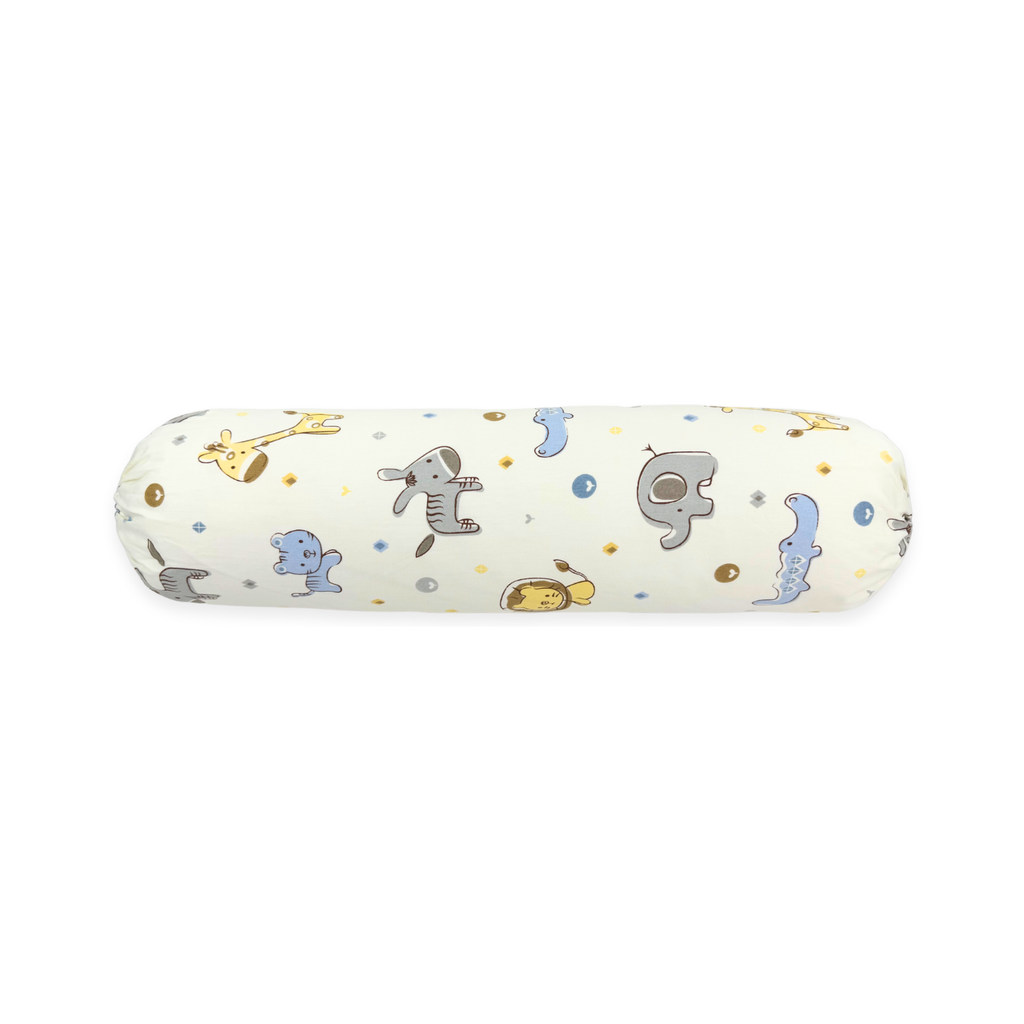100% Premium Cotton Toddler Bolster -Elephant & Lion * 4 Size