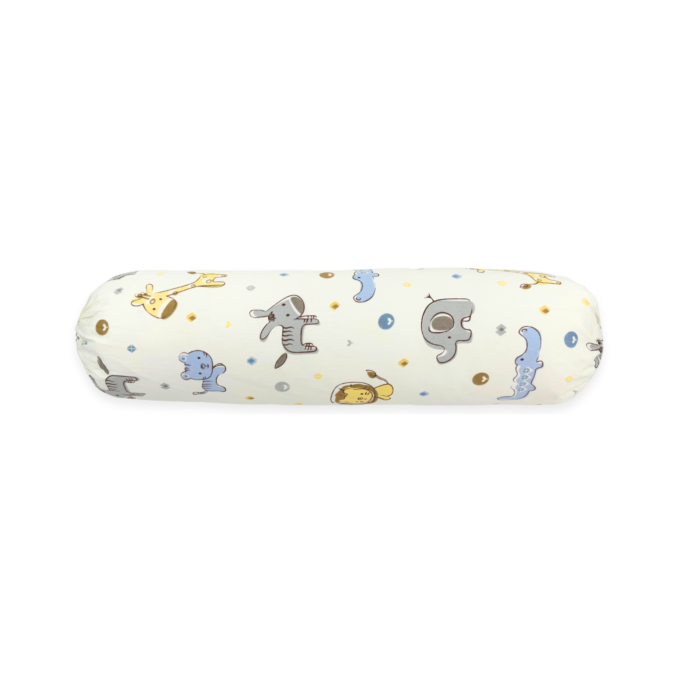 100% Premium Cotton Toddler Bolster -Elephant & Lion * 4 Size