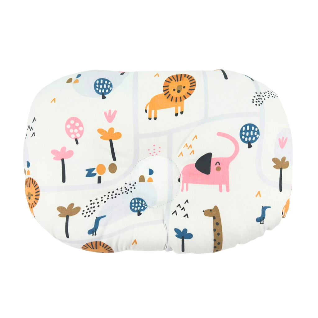 100% Premium Cotton Dimple Pillow -Animal Zoo- Size:28 X 18cm