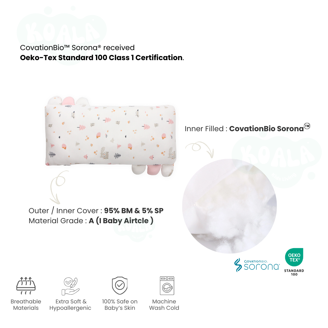 Ultra Soft Hugging Pillow - Pink Forest - Size : S / M / L / XL