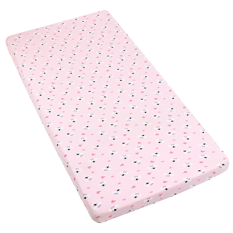 Ultra Soft Baby Mattress Fitted Sheet-Pink Koala-Multi Size