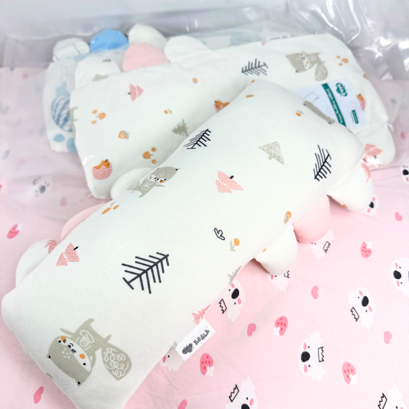 Ultra Soft Hugging Pillow - Pink Forest - Size : S / M / L / XL
