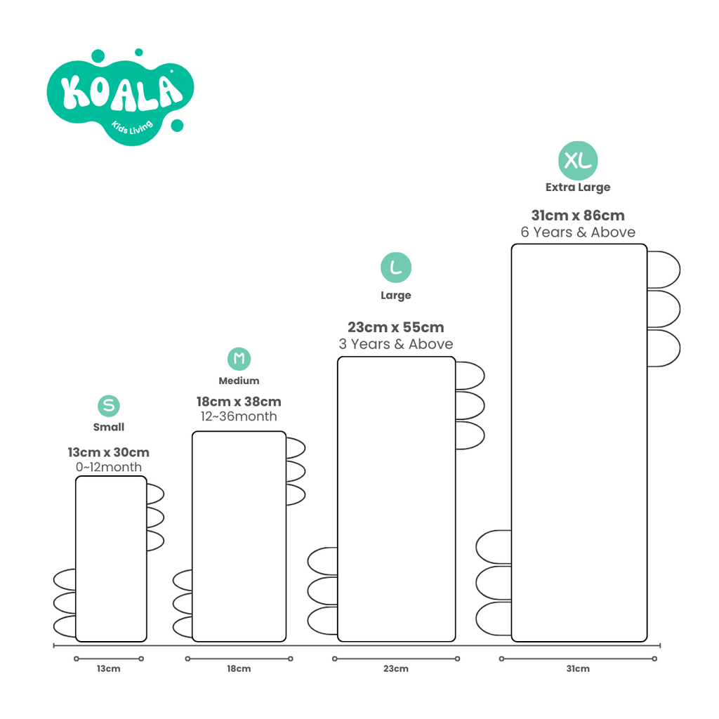 Ultra Soft Hugging Pillow Replacement Case -Cute Deer - Size : S / M / L / XL