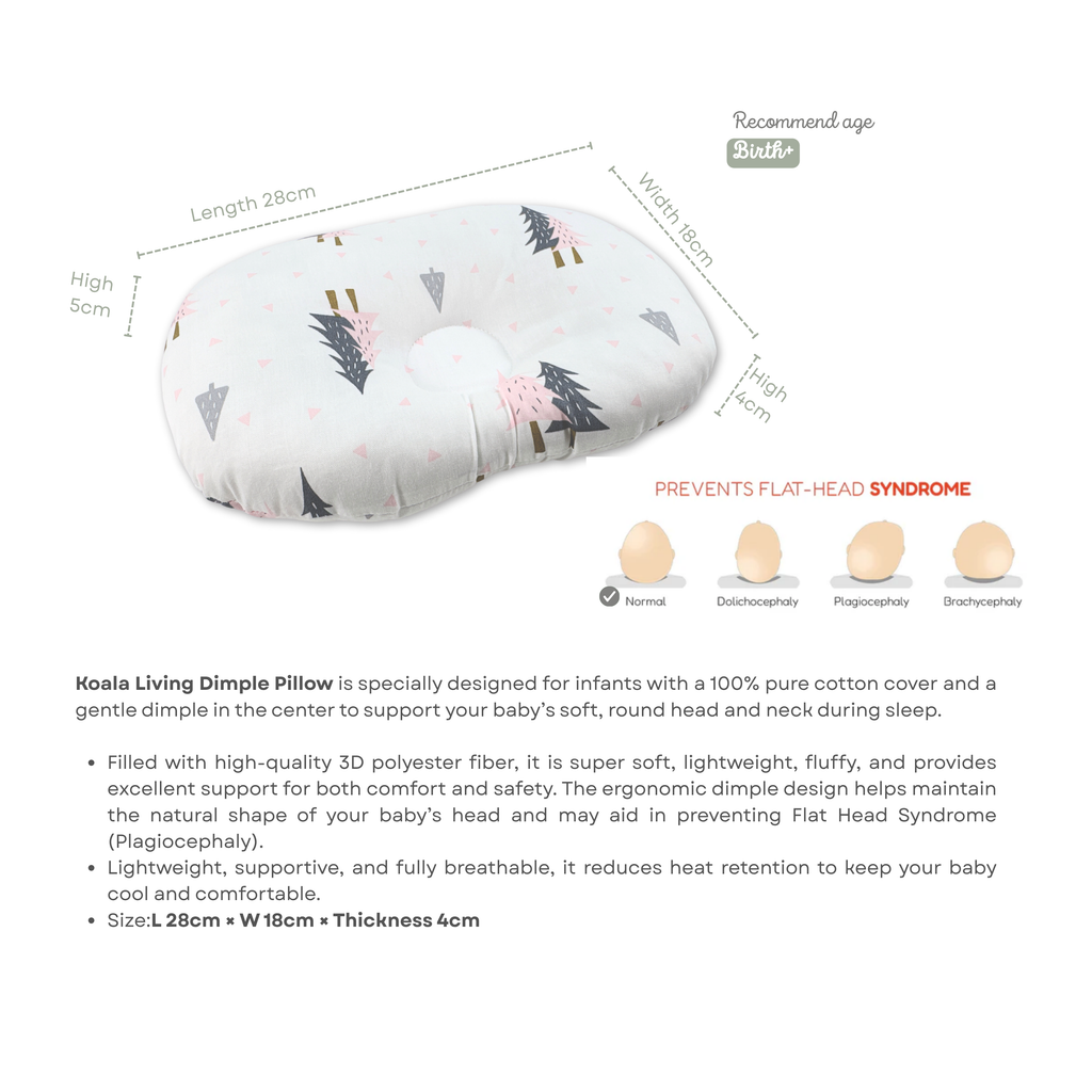 100% Premium Cotton Dimple Pillow -Elephant & Lion- Size:28 X 18cm