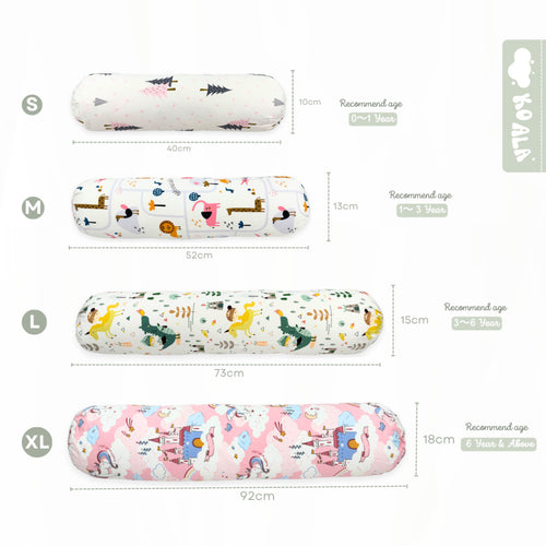 100% Premium Cotton Toddler Bolster - Animal Zoo * 4 Size